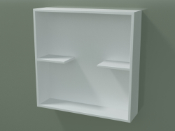 Open box with shelves (90U31001, Glacier White C01, L 48, P 12, H 48 cm)