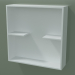 3d model Caja abierta con estantes (90U31001, Glacier White C01, L 48, P 12, H 48 cm) - vista previa