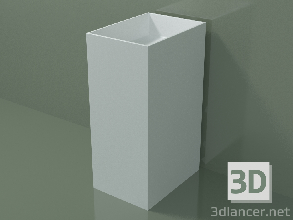 3d model Floor-standing washbasin (03UN16301, Glacier White C01, L 36, P 50, H 85 cm) - preview