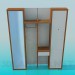 3D Modell Garderobenschrank - Vorschau