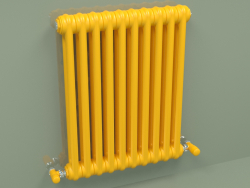 Radiateur TESI 2 (H 600 10EL, jaune melon - RAL 1028)