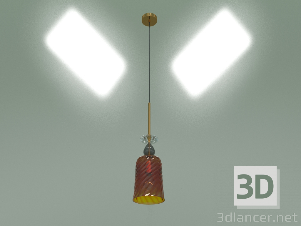 modèle 3D Lampe suspendue Dream 50194-1 (ambre) - preview