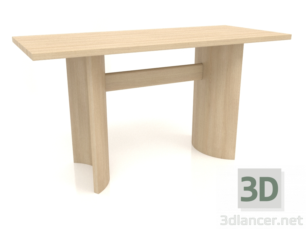 modèle 3D Table à manger DT 05 (1400x600x750, bois blanc) - preview