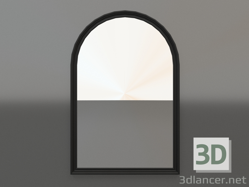 modèle 3D Miroir ZL 23 (500x750, bois noir) - preview