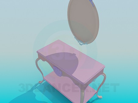 3d model Floor mirror - preview