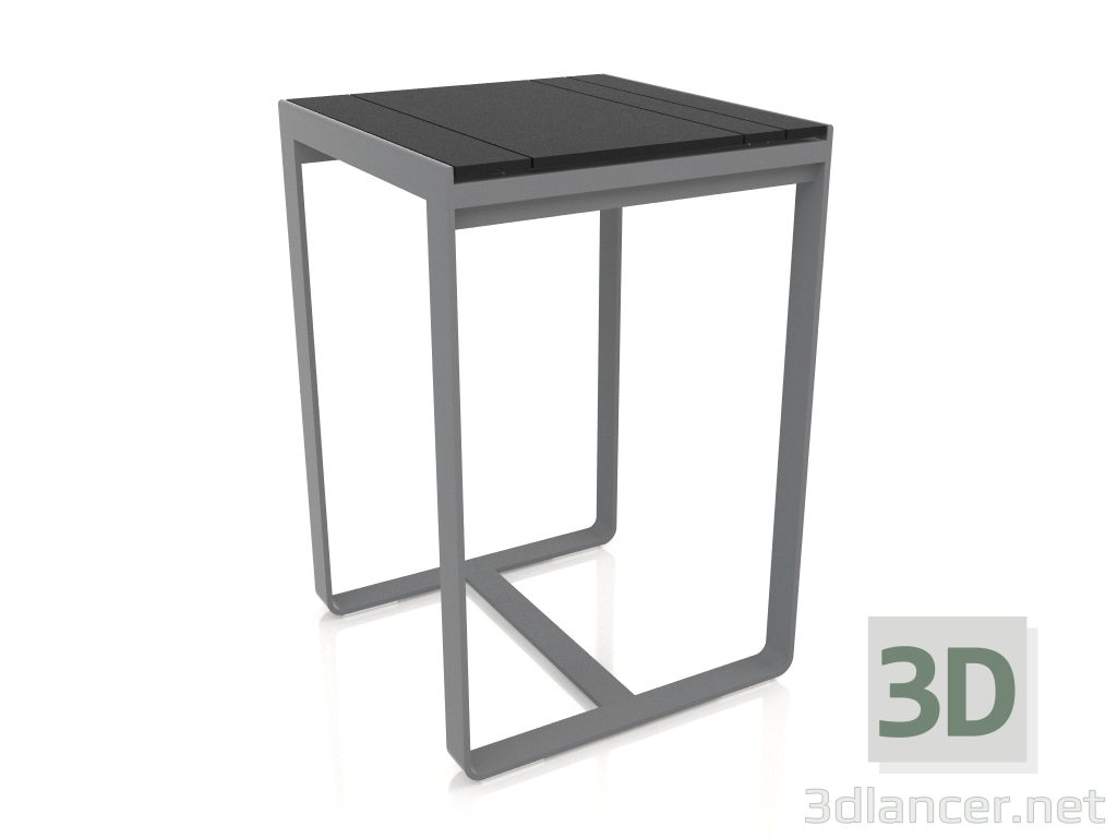 3D Modell Bartisch 70 (DEKTON Domoos, Anthrazit) - Vorschau