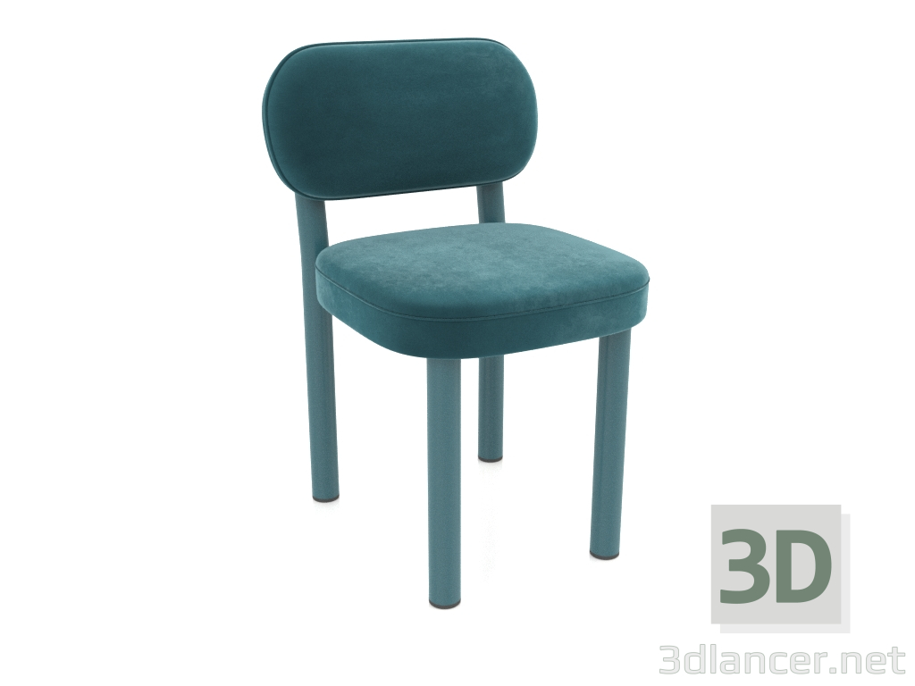 modèle 3D Chaise Toptyzhka (mer bleue) - preview