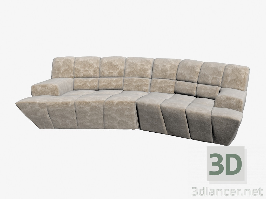 3D Modell Ecksofa F145 - Vorschau