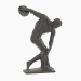 modello 3D Scultura del bronzo Discobolus - anteprima