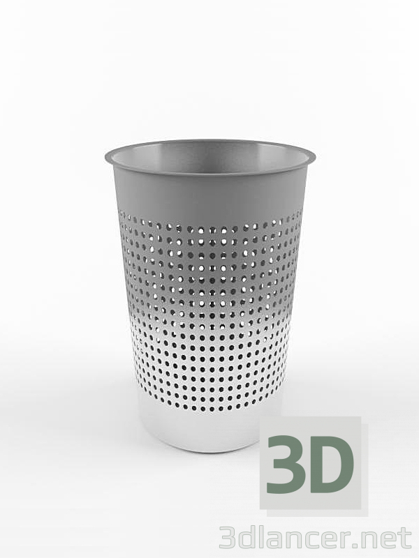 3d модель корзинка для сміття – превью