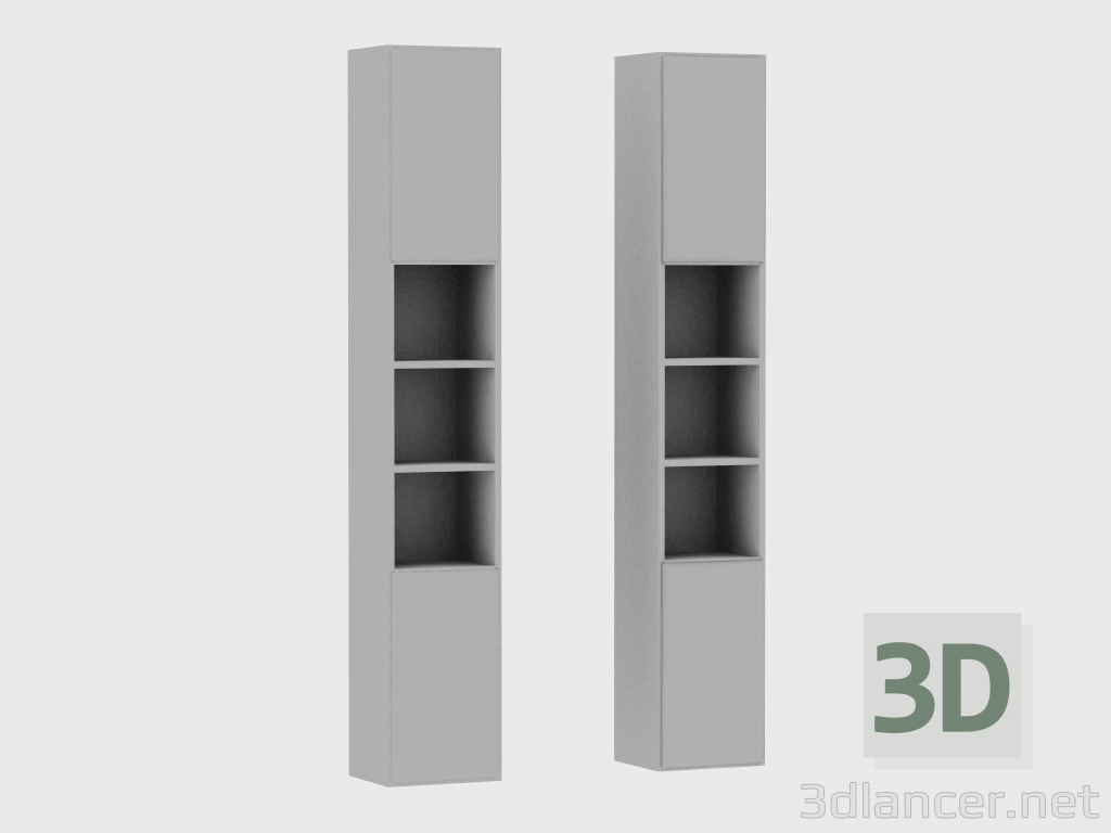 Modelo 3d Elementos do sistema modular IANUS MIDDLE WITH BACK (N268) - preview