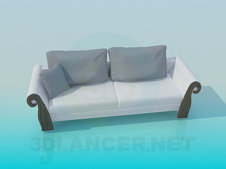 3D Modell Sofa - Vorschau