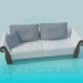 3D Modell Sofa - Vorschau