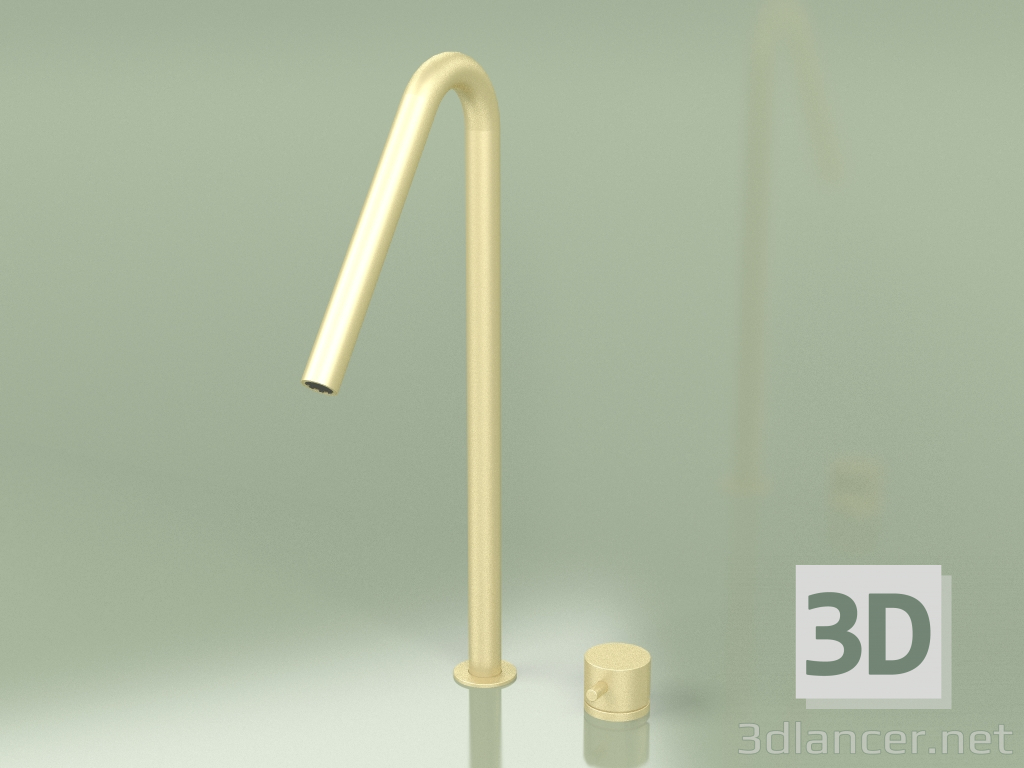 3d model 2-hole mixer with swivel spout 422 mm (13 33, OC) - preview