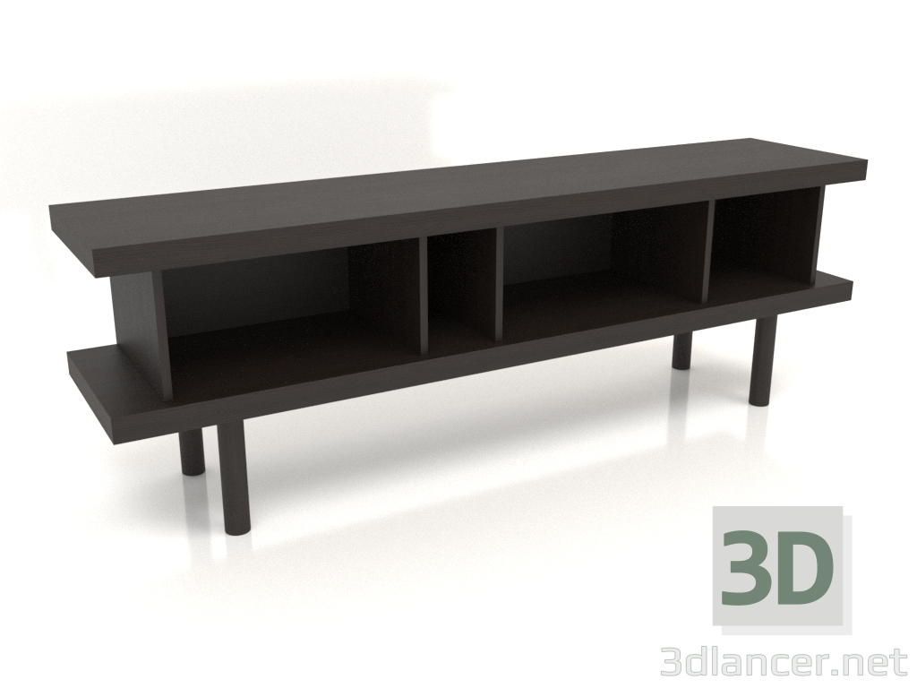 Modelo 3d Armário TM 13 (1800x400x600, madeira castanho escuro) - preview