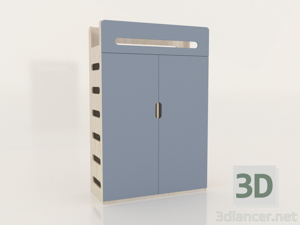 3D Modell Kleiderschrank geschlossen MOVE WF (WAMWF2) - Vorschau