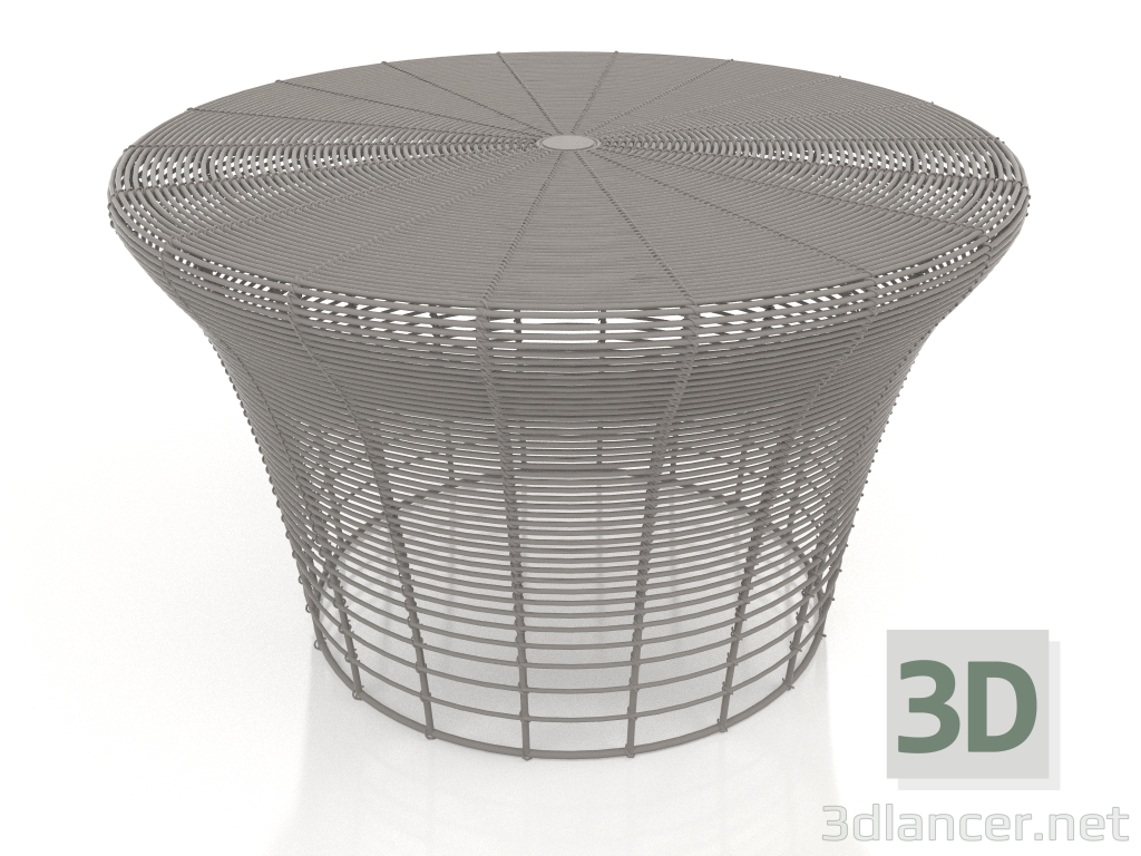 modèle 3D Tabouret bas (Gris quartz) - preview