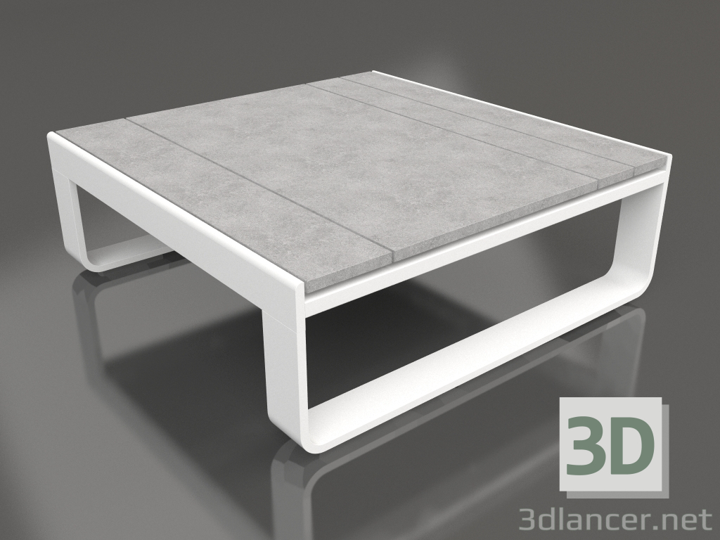 3d модель Боковой стол 70 (DEKTON Kreta, White) – превью