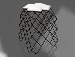 Tabouret bas (Noir)