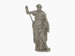 Escultura de bronze Thalia Muse of Comedy