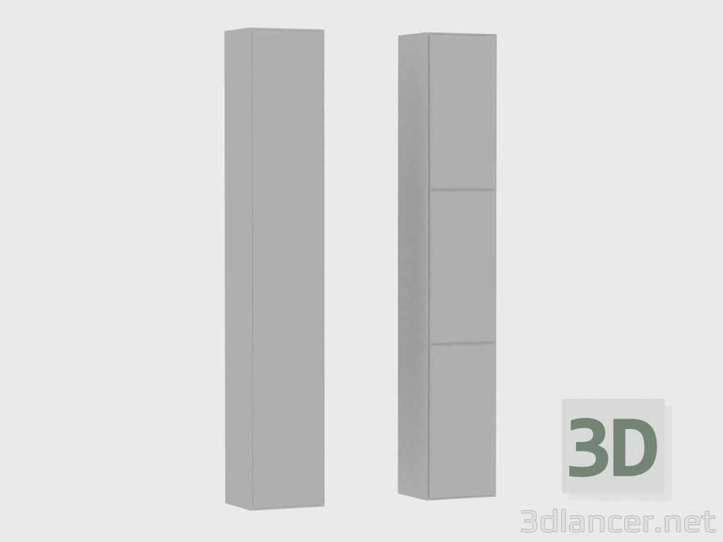 3d model Elements of the modular system IANUS MIDDLE WITH BACK (P268) - preview