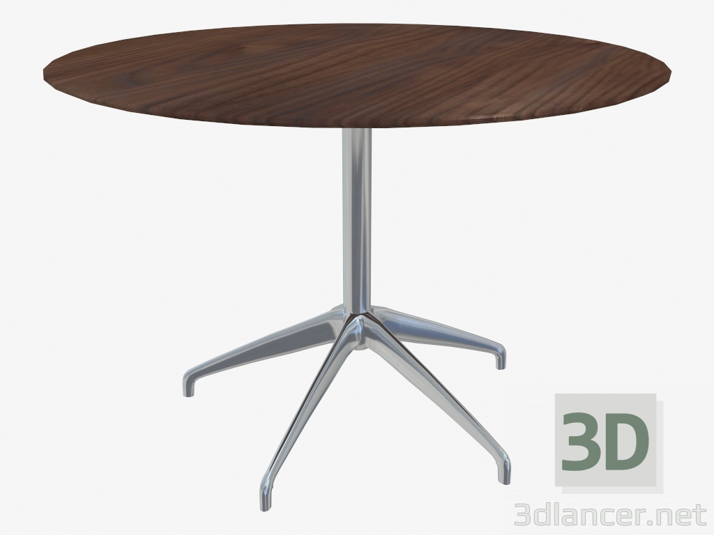 modello 3D Tavolino (noce 80x55) - anteprima