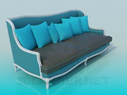 Sofa in Victorian style