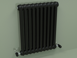 Radiator TESI 2 (H 600 10EL, Black - RAL 9005)