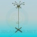 3d model Metal clothes hanger - preview