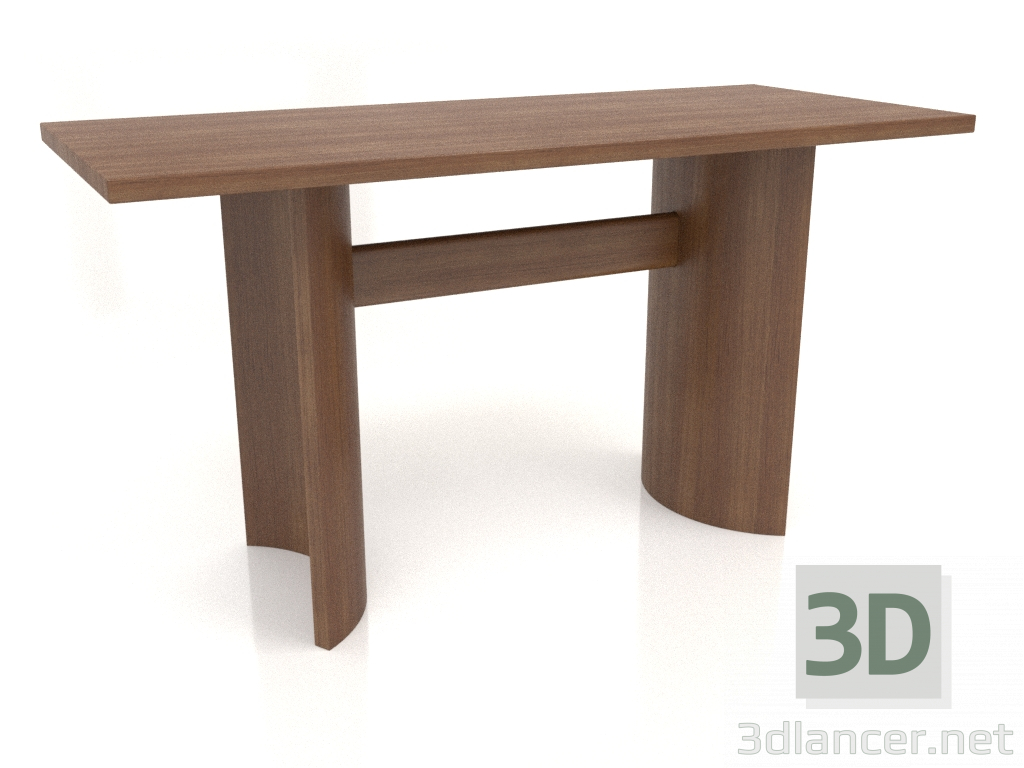 modello 3D Tavolo da pranzo DT 05 (1400x600x750, legno marrone chiaro) - anteprima