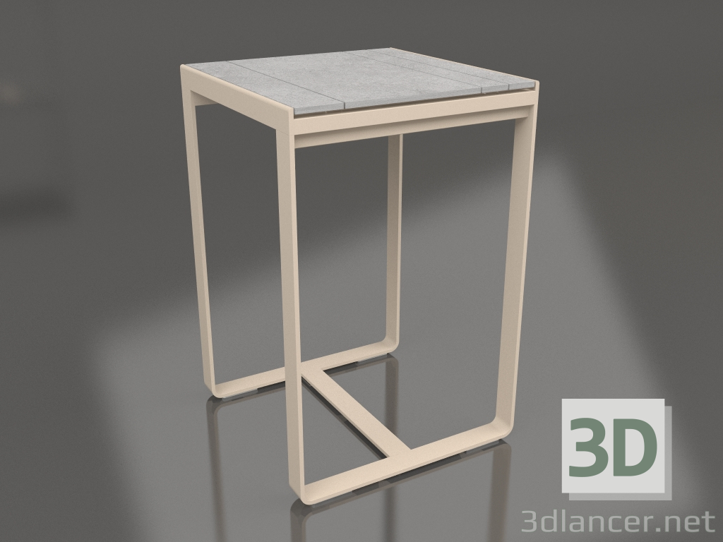 Modelo 3d Mesa alta 70 (DEKTON Kreta, Areia) - preview