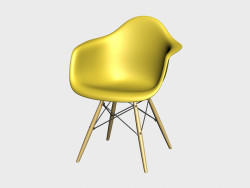 Eames Poltrona de plástico DAW