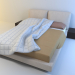 3d model Cama matrimonial - vista previa