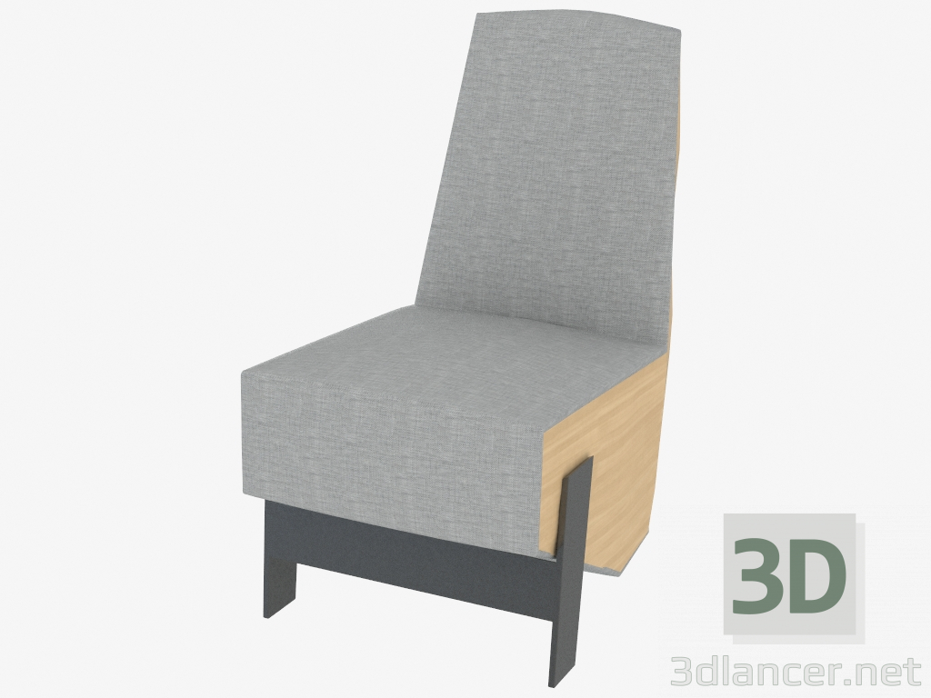 3d model Silla sin brazos - vista previa