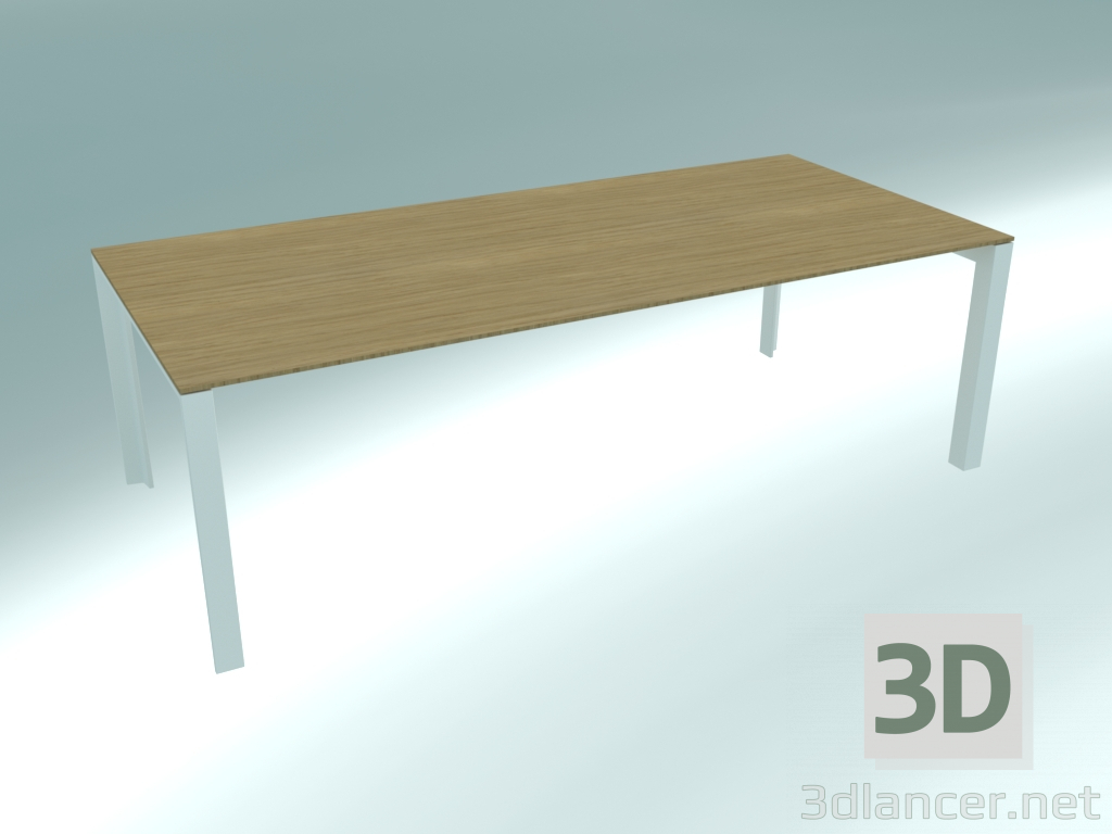 3d model Mesa rectangular moderna APTA (P135 240X110X74) - vista previa