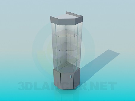 Modelo 3d Vitrine - preview