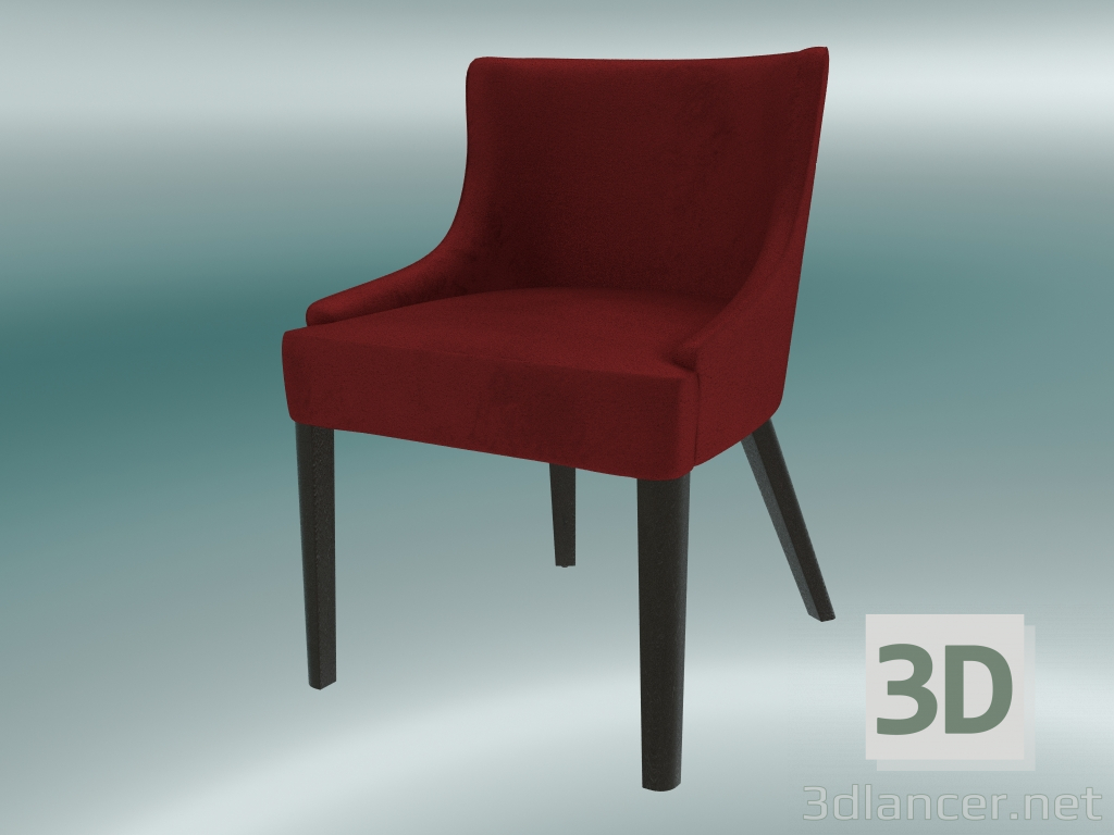 3D modeli Yarım Sandalye Elias (Kırmızı) - önizleme