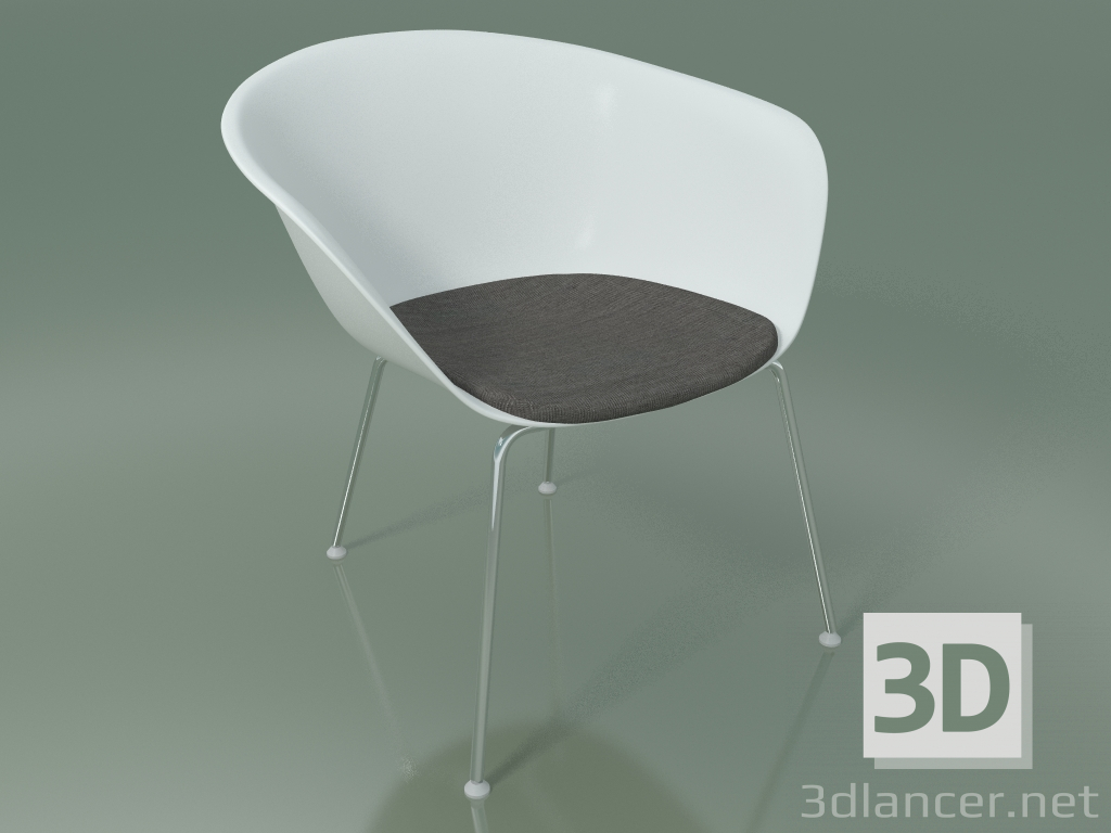 Modelo 3d Poltrona 4222 (4 pés, com almofada do assento, PP0001) - preview