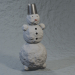 3d Snowman model buy - render