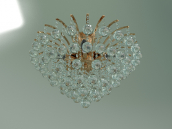 Lustre suspenso 3299-6 (cristal Strotskis transparente a ouro)