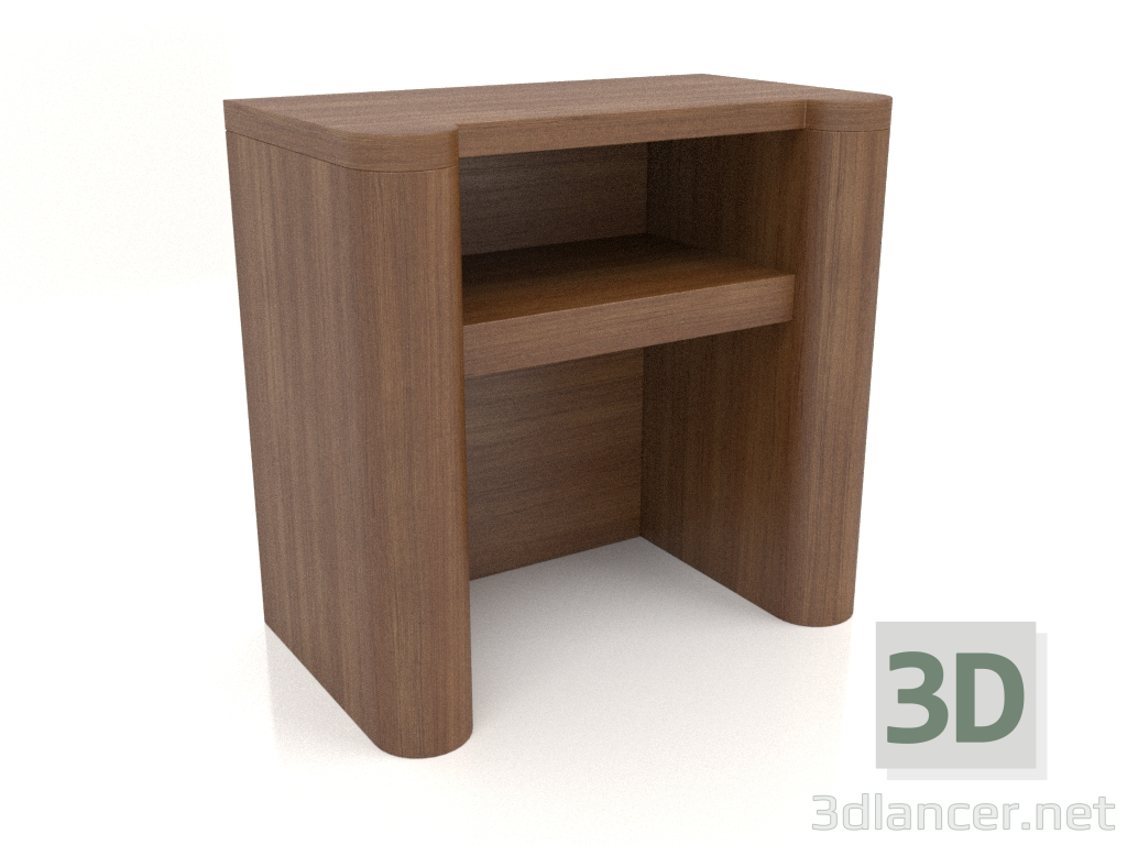 3D Modell Nachttisch TM 023 (600x350x580, Holzbraun hell) - Vorschau