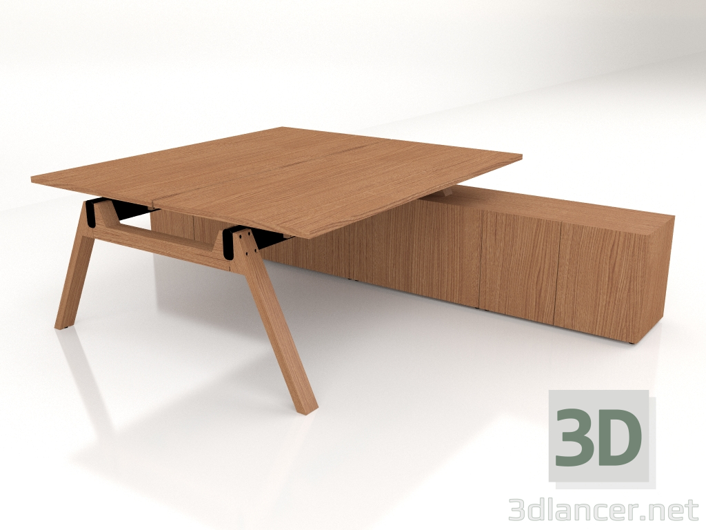 modello 3D Tavolo da lavoro Viga Bench V1824 (1800x3200) - anteprima