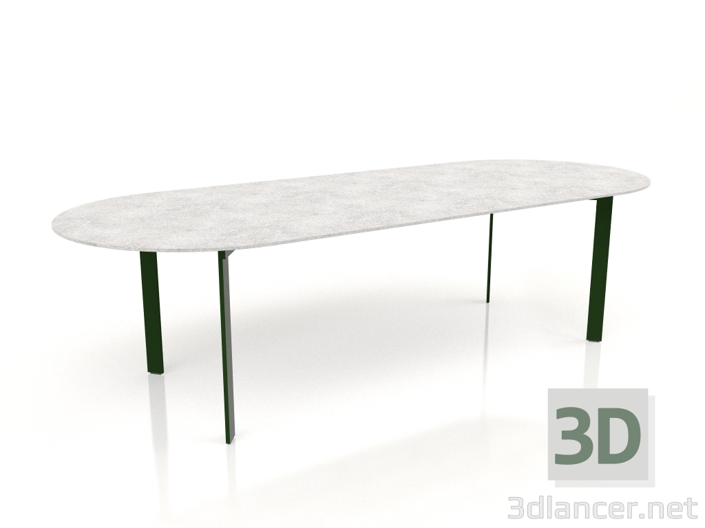 3d model Mesa de comedor (verde botella) - vista previa