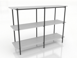 Rack 3 1200X350X860 mm (bianco RAL 9010)