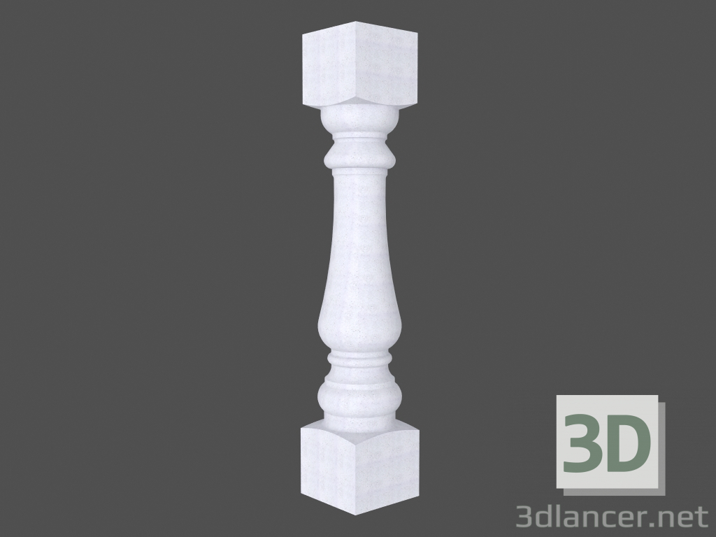 3D Modell Balustrade (BB78KL) - Vorschau