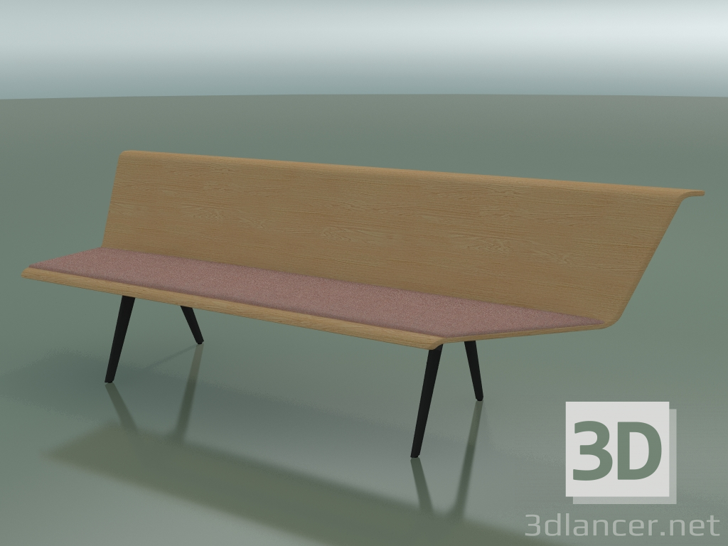 3d модель Модуль кутовий Eating 4616 (L 240 cm, 90 ° лівий, Oak effect) – превью