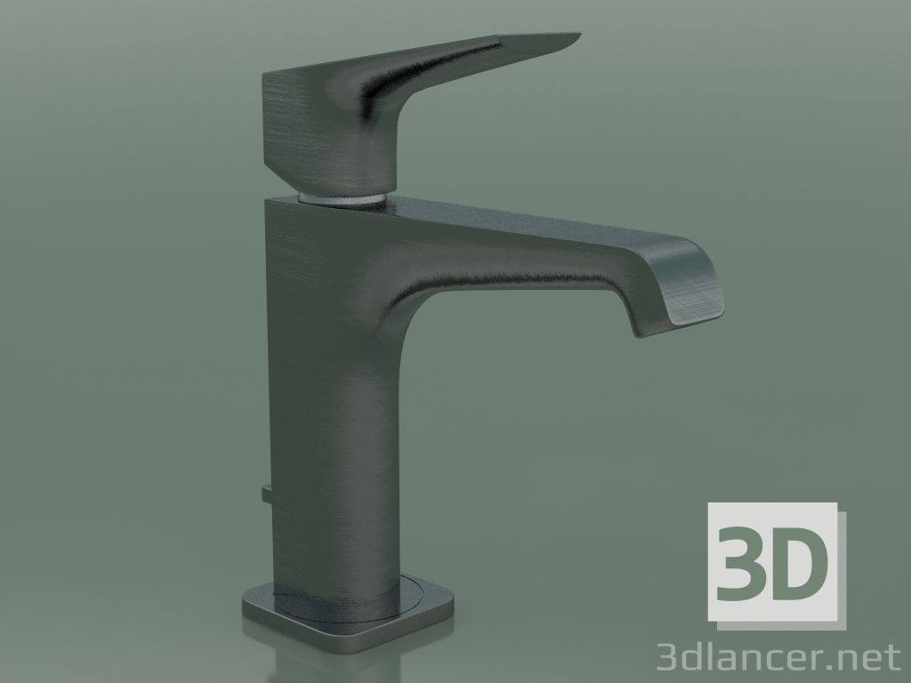 modello 3D Miscelatore monocomando lavabo 130 (36110340, Brushed Black Chrome) - anteprima