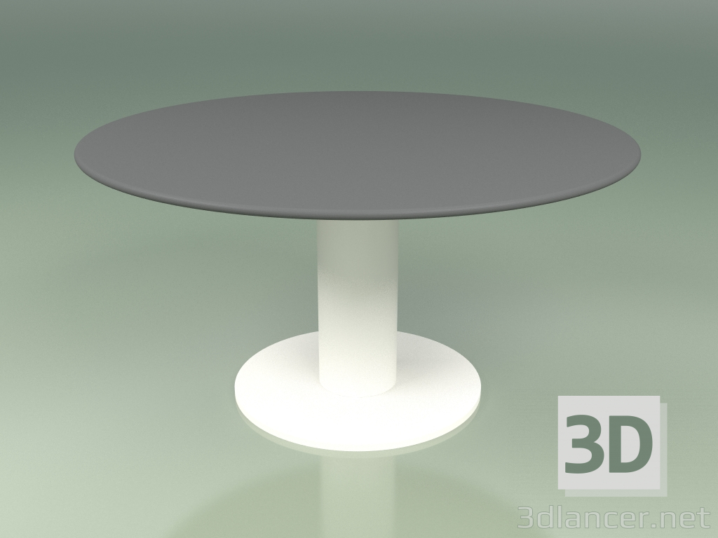 3d model Mesa de comedor 314 (Metal Milk, HPL gris) - vista previa