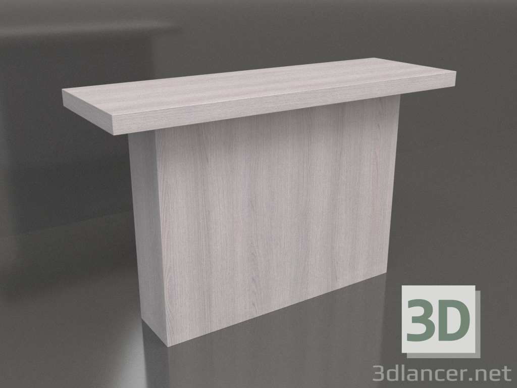 3d модель Стіл консольний KT 10 (1200х400х750, wood pale) – превью