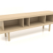 3d model Mueble TM 13 (1800x400x600, blanco madera) - vista previa